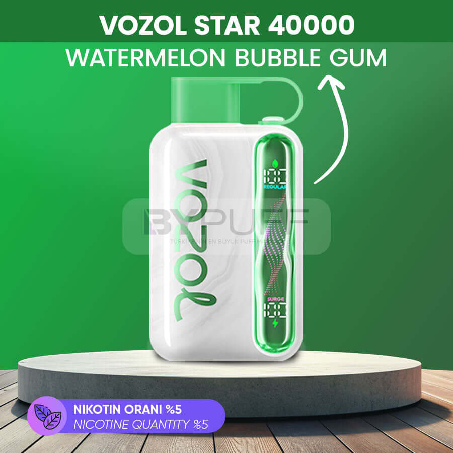 Vozol Star 40000 - Watermelon Bubble Gum
